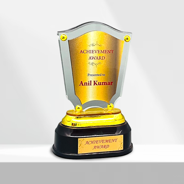 Corporate Gift, Acrylic Trophy 6 Inches ( AC 8479 A)